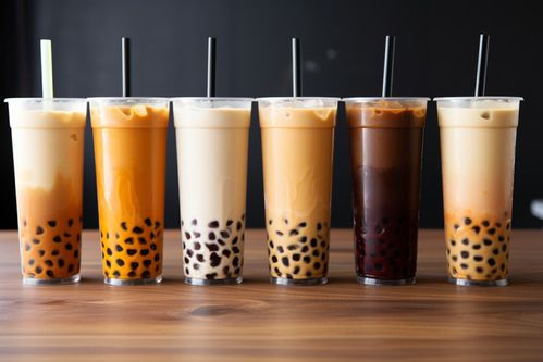 細膩的珍珠奶茶飲品攝影圖片 創意海報